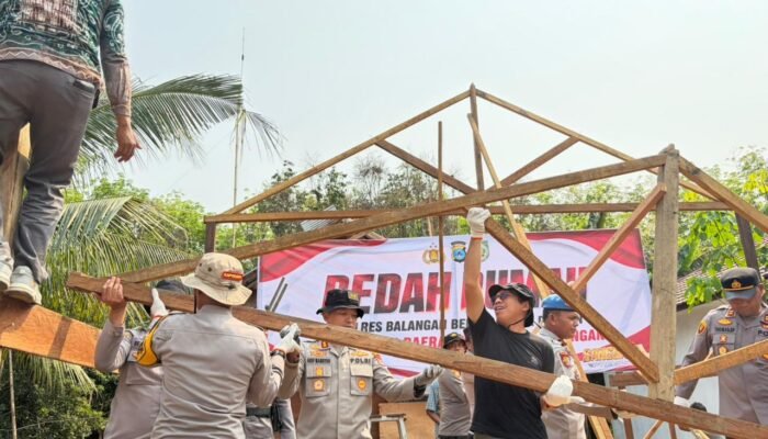 Sinergi BARAKALLAH dan Bedah Rumah: Langkah Nyata Polres Balangan Menjangkau Pedalaman