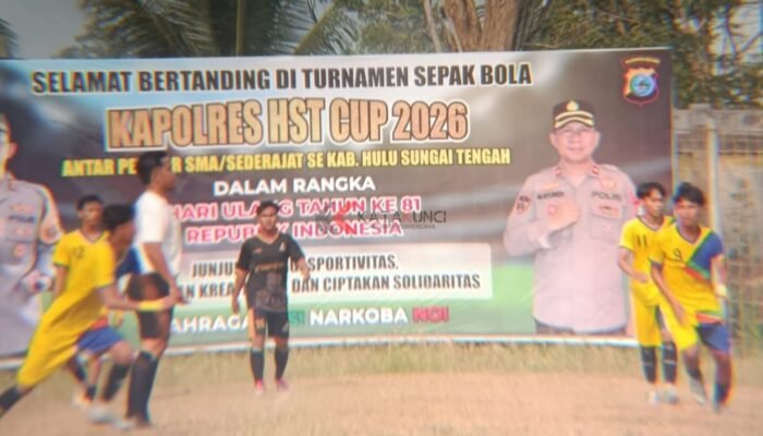 SMAN 3 Barabai Pesta Lima Gol ke Gawang MAN 2 HST di Laga Pembuka Kapolres Cup
