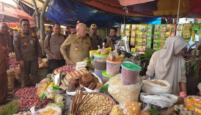 Gubernur Kalsel Tinjau Langsung Pasar Keramat Barabai, Pantau Penyebab Inflasi Daerah