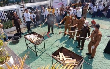 Kejaksaan Negeri HST Musnahkan 105 Barang Rampasan dari 27 Perkara