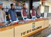 Rilis Kasus Triwulan III, Polres Balangan Ringkus 12 Tersangka Narkoba dan Tahan Oknum Kades