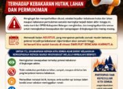 Puncak Kemarau Buat Kebakaran Mengganas, BPBD Balangan Keluarkan Peringatan Siaga Darurat