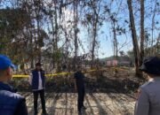 Garis Polisi Terpasang di 2 Lokasi Karhutla Balangan, Polisi Usut  Penyebab Kebakaran