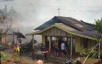 Sore di Birayang Timur Berubah Mencekam, Tiga Rumah Dilalap Api