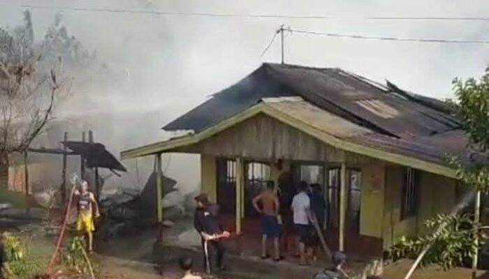 Sore di Birayang Timur Berubah Mencekam, Tiga Rumah Dilalap Api