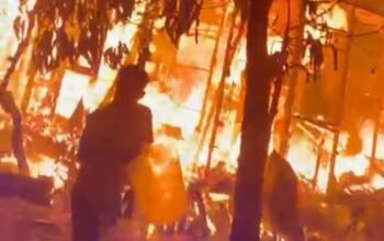 Kebakaran Kembali Terjadi di HST, Dua Rumah di Banua Binjai Dilalap Api