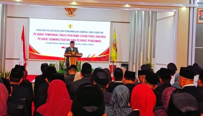 Bupati HST Tekankan Jabatan Adalah Amanah, Pejabat Diminta Utamakan Pelayanan