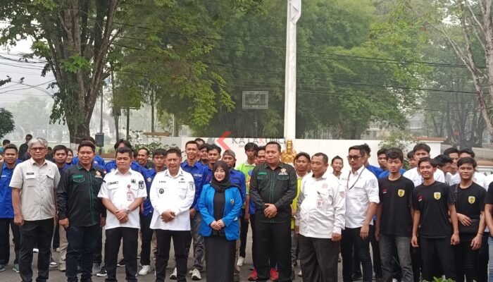 Bupati HST Minta Kontingen Karang Taruna Jaga Nama Baik Daerah di Kemah Bakti
