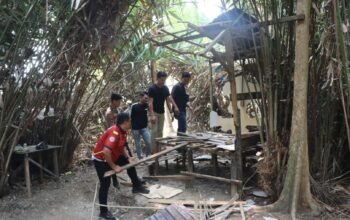 Kapolres HST Pimpin Penggerebekan Lokasi Diduga Jadi Sarang Narkoba di Pandawan