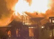 Tiga Rumah di Limpasu Ludes Terbakar, Empat Keluarga Kehilangan Tempat Tinggal